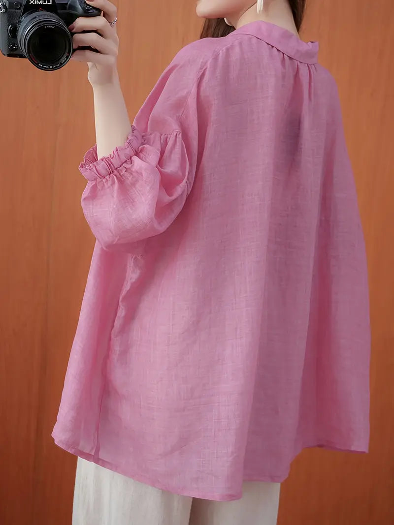 Lucio-Light pink casual shirt