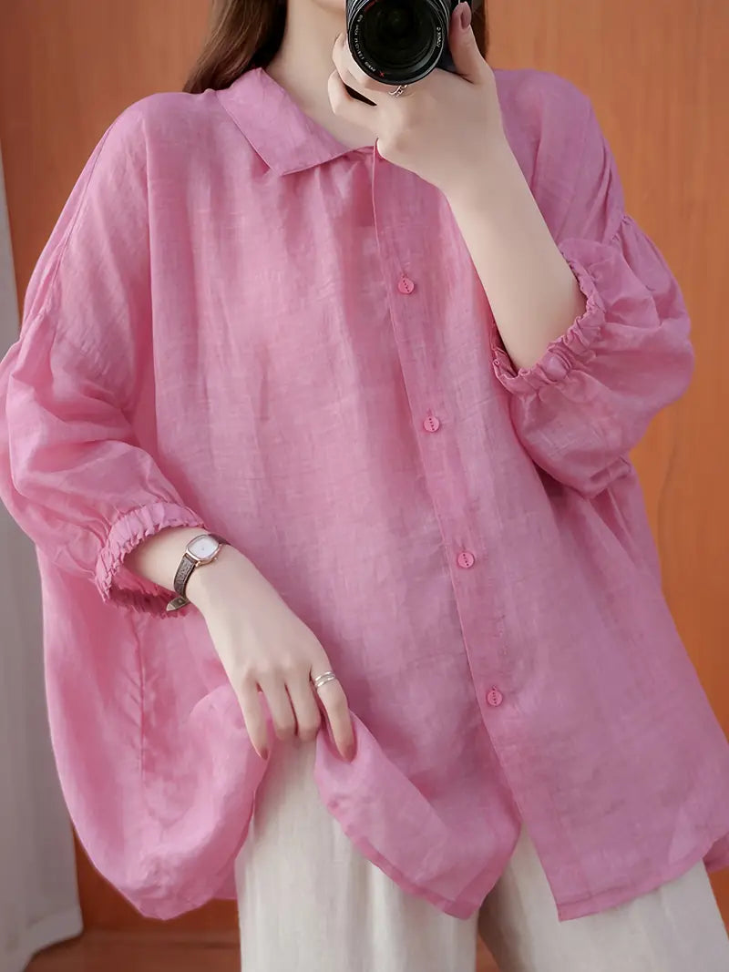 Lucio-Light pink casual shirt