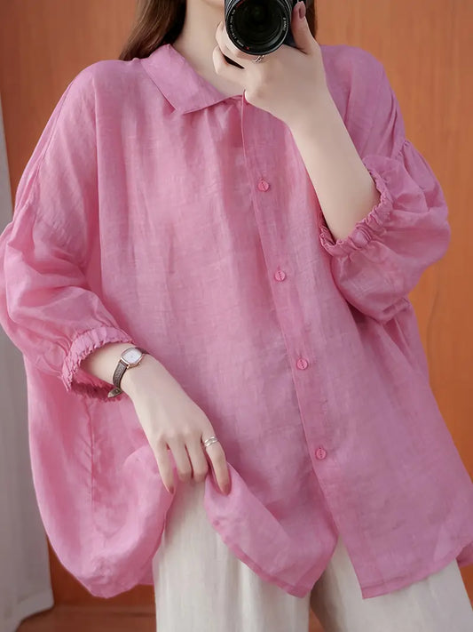 Lucio-Light pink casual shirt