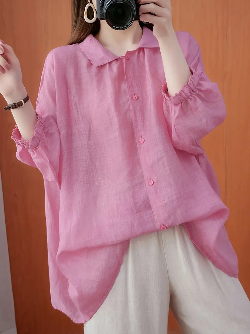 Lucio-Light pink casual shirt